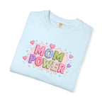Mom Power T-Shirt — Cute Pastel Heart Mother's Day Tee