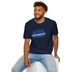 Super Grandad Scotland Flag/Scottish themed T-Shirt — Retro Comic Gift for Grandpa, Father’s Day & Birthday