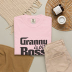 Granny Is the Boss T-Shirt – Funny Grandma Gift, Mother’s Day & Birthday Tee
