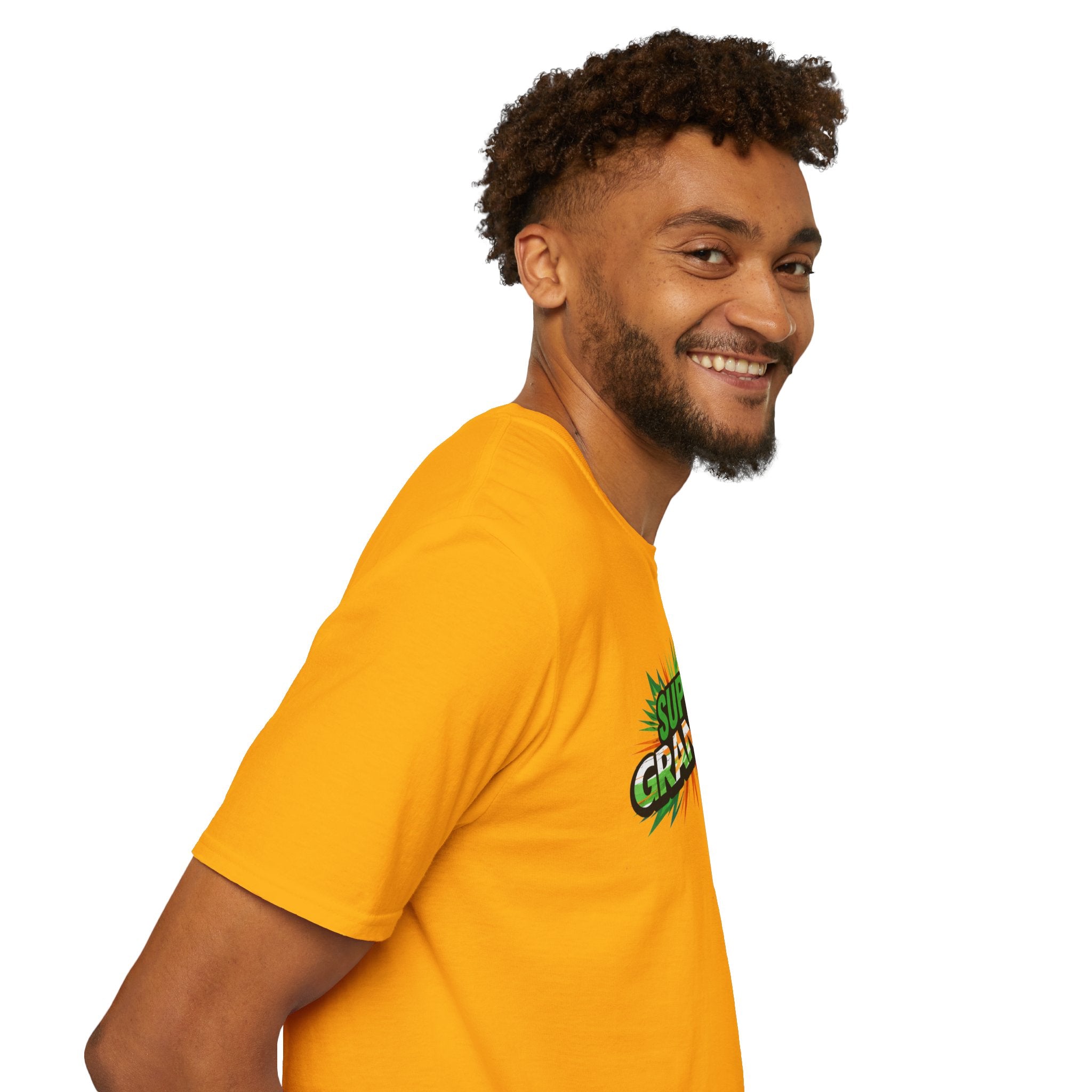 Super Grandpa Ireland Flag/Irish themed T-Shirt — Retro Comic Father's Day Gift