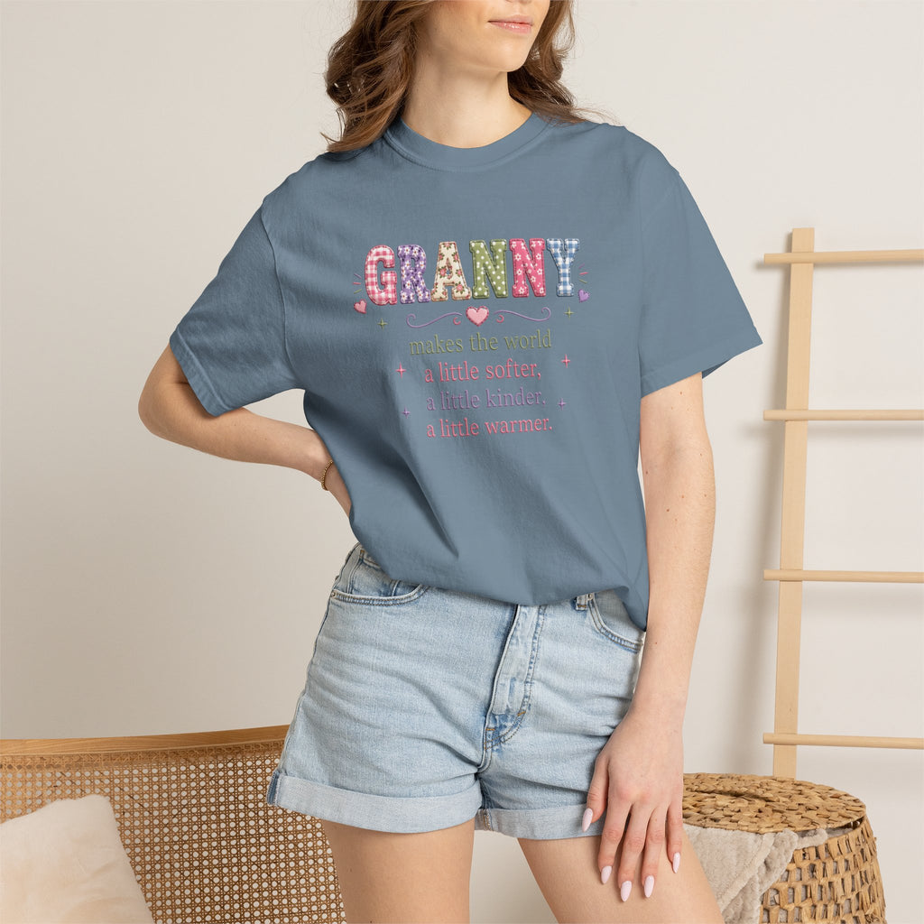 Granny Floral Graphic T-Shirt — "Granny makes the world a little softer, a little kinder, a little warmer"