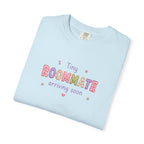 Tiny Roommate Pregnancy Announcement T-Shirt