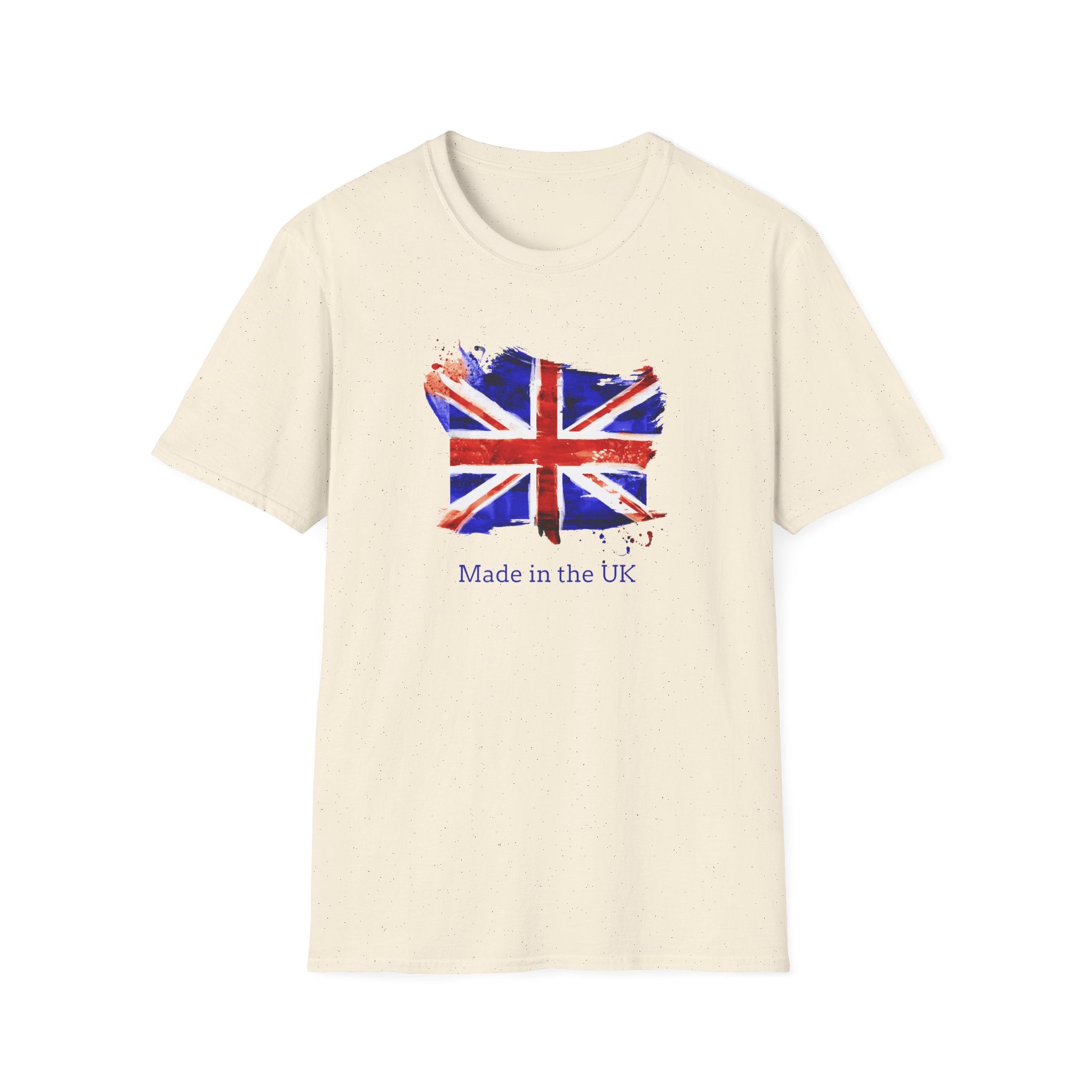 British Flag Watercolor T-Shirt – "Made in the UK" Pride Tee