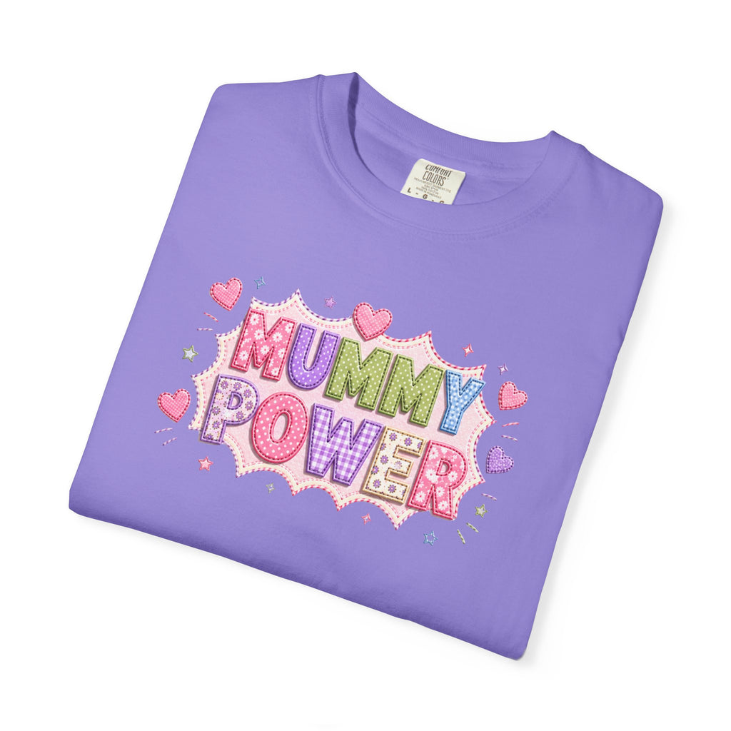 Mummy Power T-Shirt — Cute Pink Heart Mother's Day Tee
