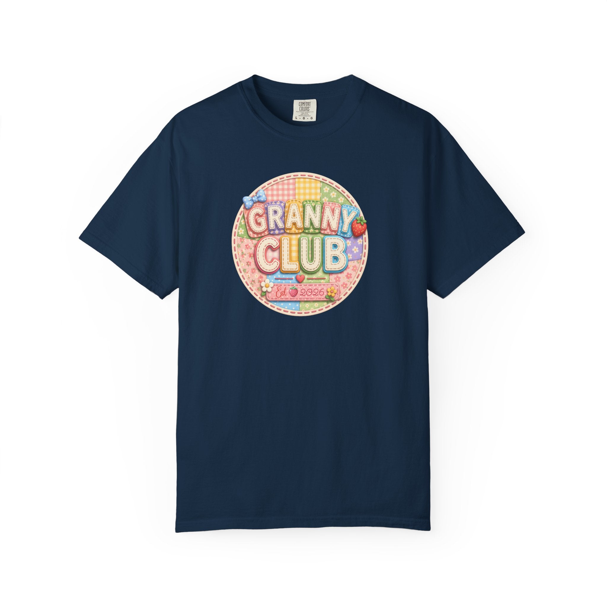 Granny Club Graphic T-Shirt — Retro Candy Patch Design