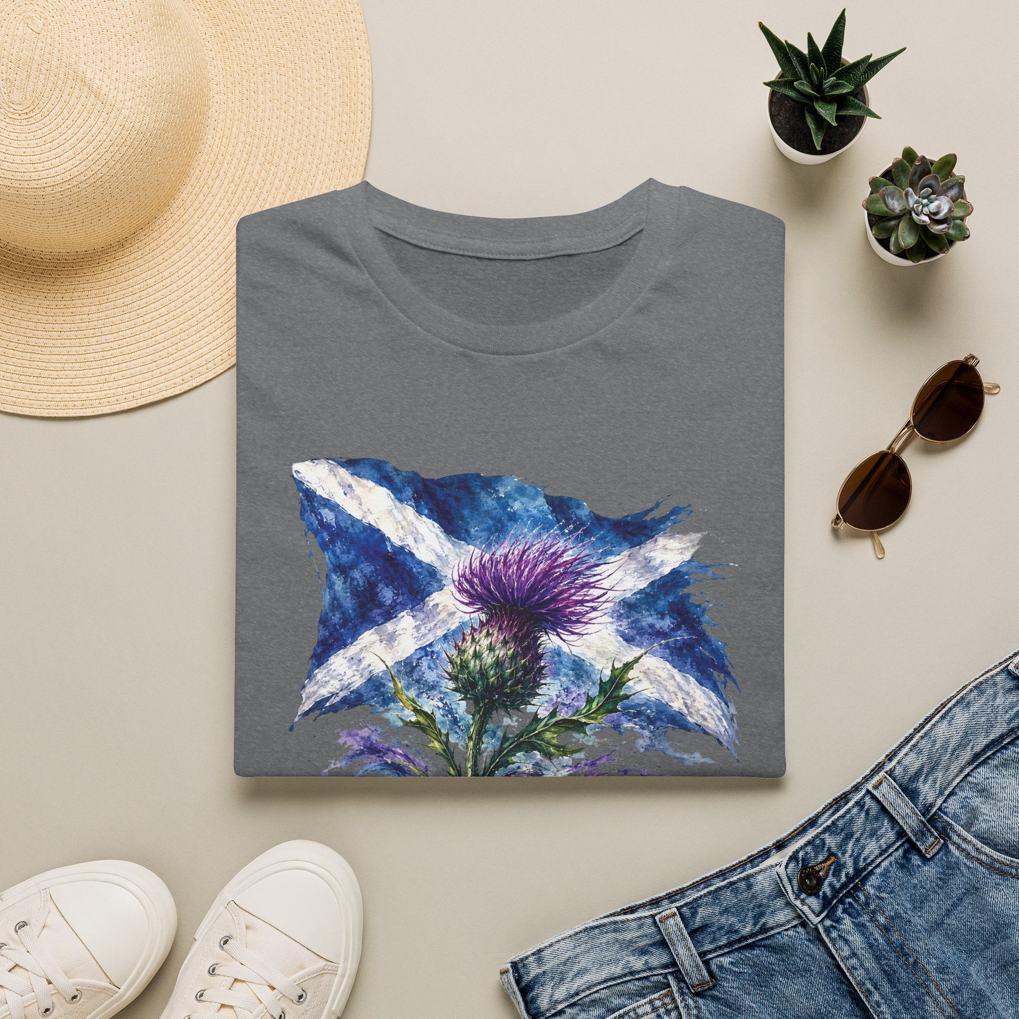 'O Flower of Scotland Flag Tee