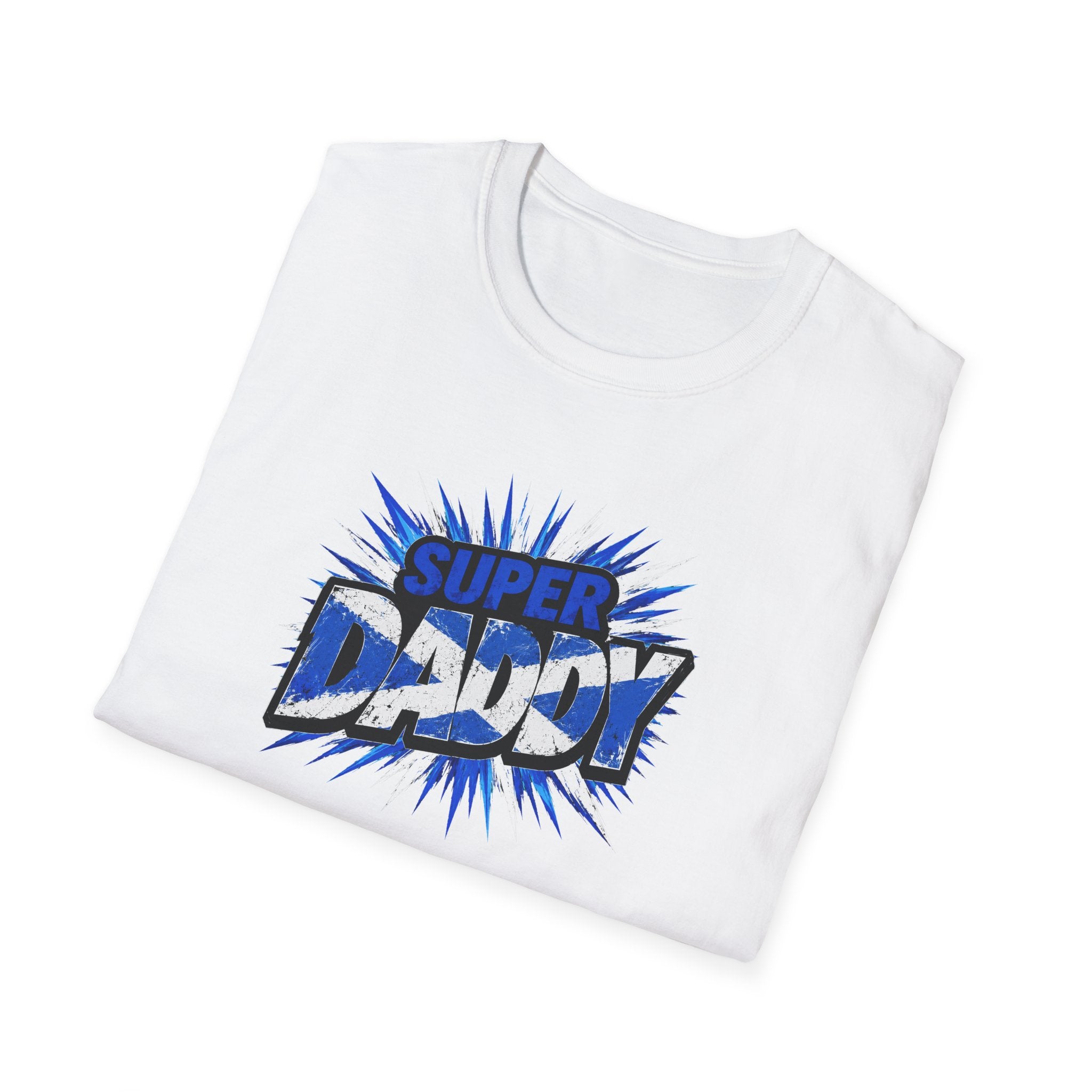 Super DADDY Scotland Flag themed T-Shirt