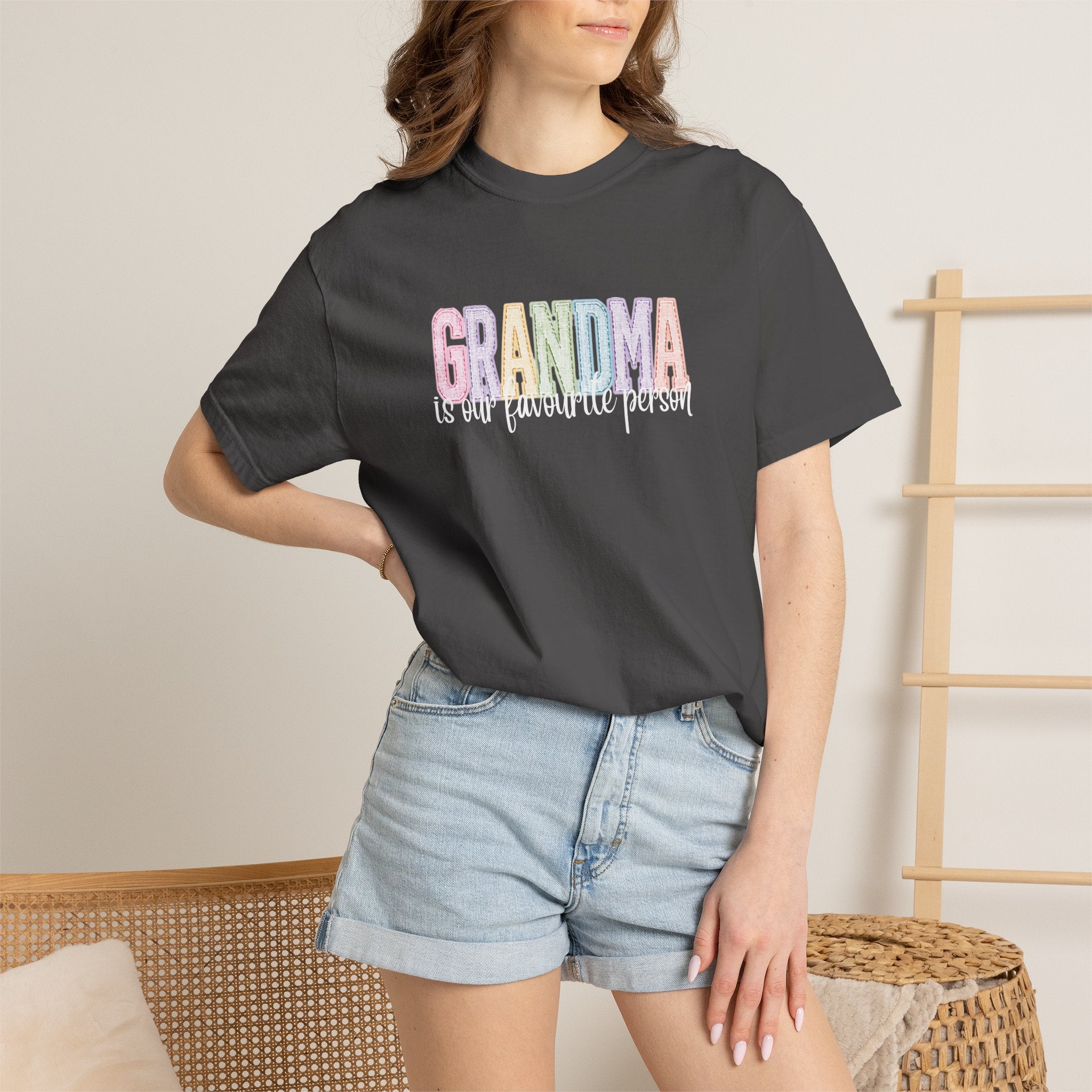 Grandma Pastel Rainbow T-Shirt — Cute Grandma Gift, Mother's Day Tee