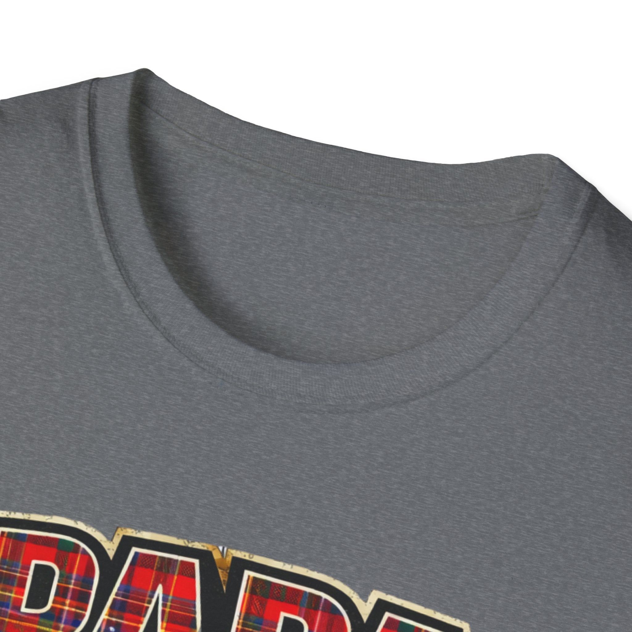 Papa Plaid T-Shirt – "Papa Loves his Little Clan" Grandfather Gift for Father's Day