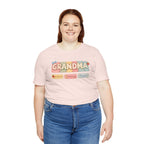 Grandma Floral Retro Tee — "Grandma" Names Design (Aileen • Wendy • Peyton)
