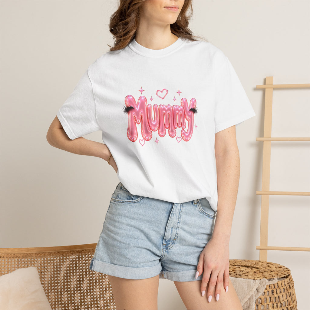 MUMMY Pink Balloon Eyelashes T-Shirt