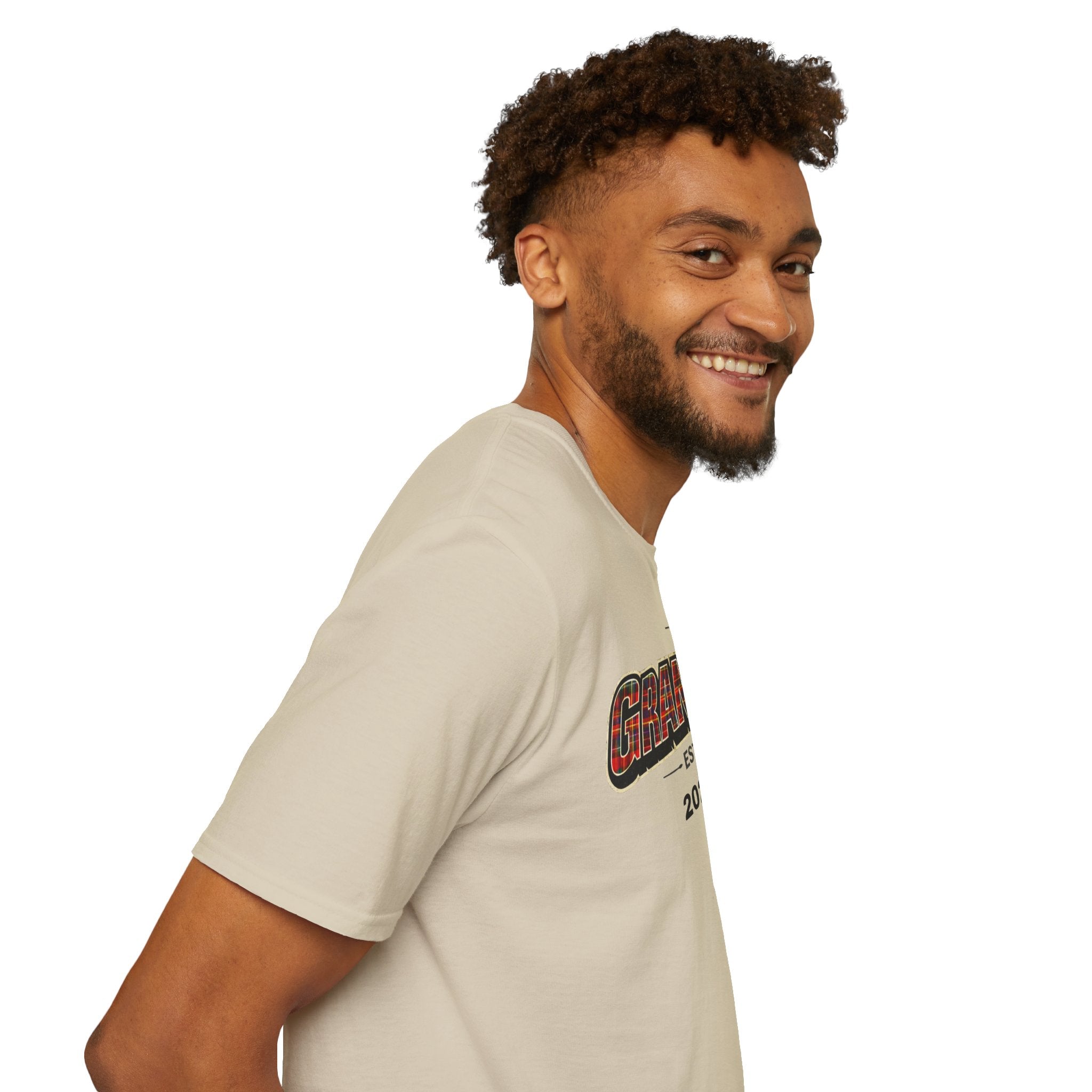 Grandad Est. 2026 T-Shirt — Plaid Grandpa Gift Tee