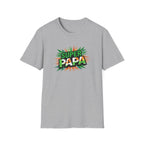 Super Papa Ireland Flag/Irish themed T-Shirt – Comic-Style Father’s Day Tee