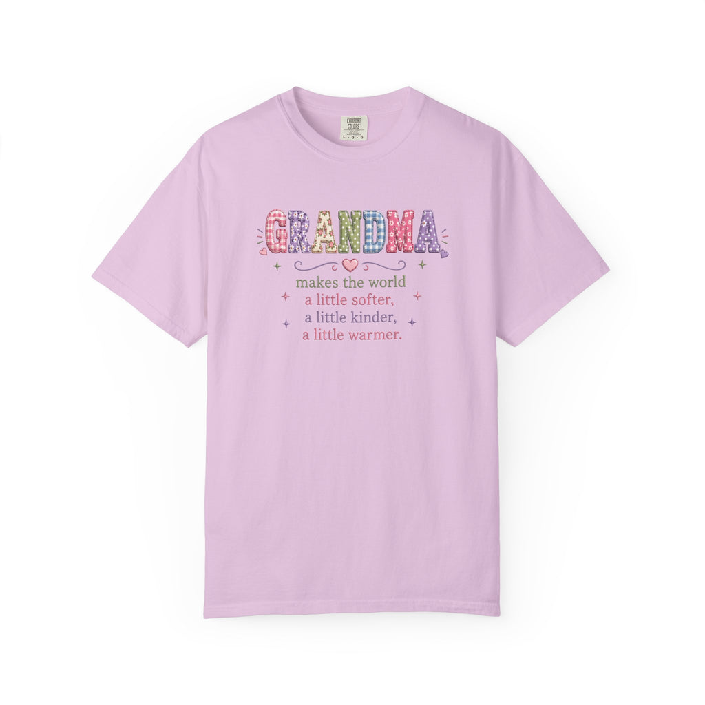 Grandma Floral T-Shirt — "Grandma makes the world a little softer, kinder, warmer"