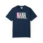 NANA Pastel Patchwork T-Shirt — "The Heart of Our Family" Gift
