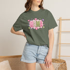 Mama Floral Heart T-Shirt — Cute Pink "MAMA" Mother's Day Tee
