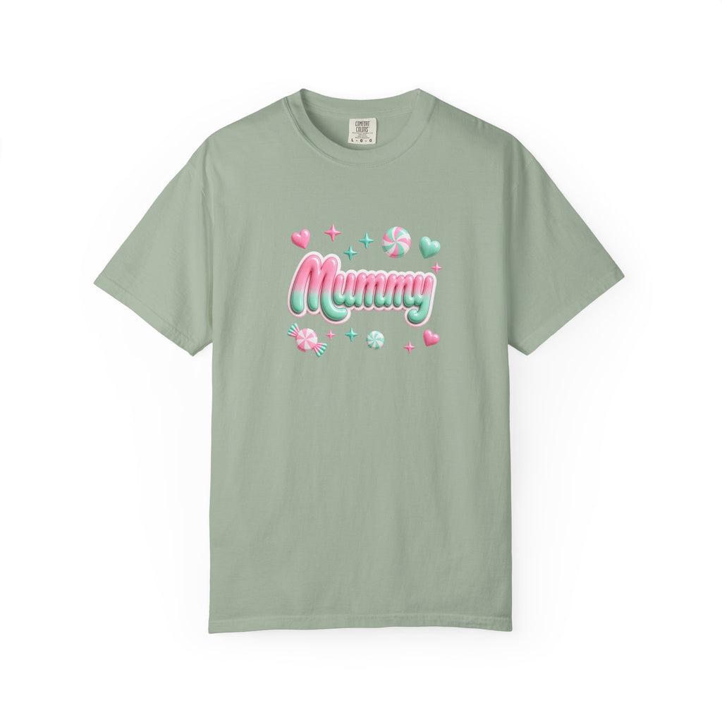 Mummy Pastel Candy Script T-Shirt