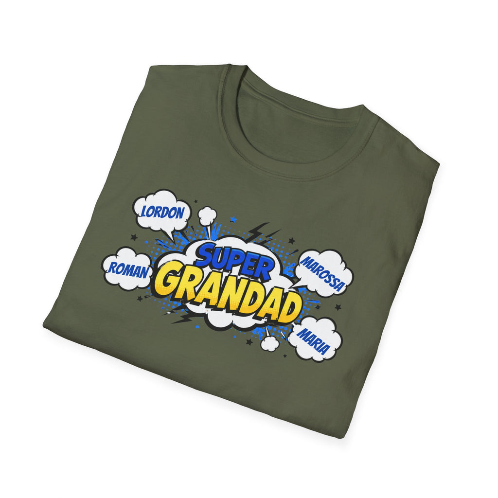 Super Grandad Comic-Style T-Shirt