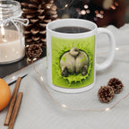 Pug Love Coffee Mug - "I Puggin' Love You" Personalized Pet Name Ceramic Mug