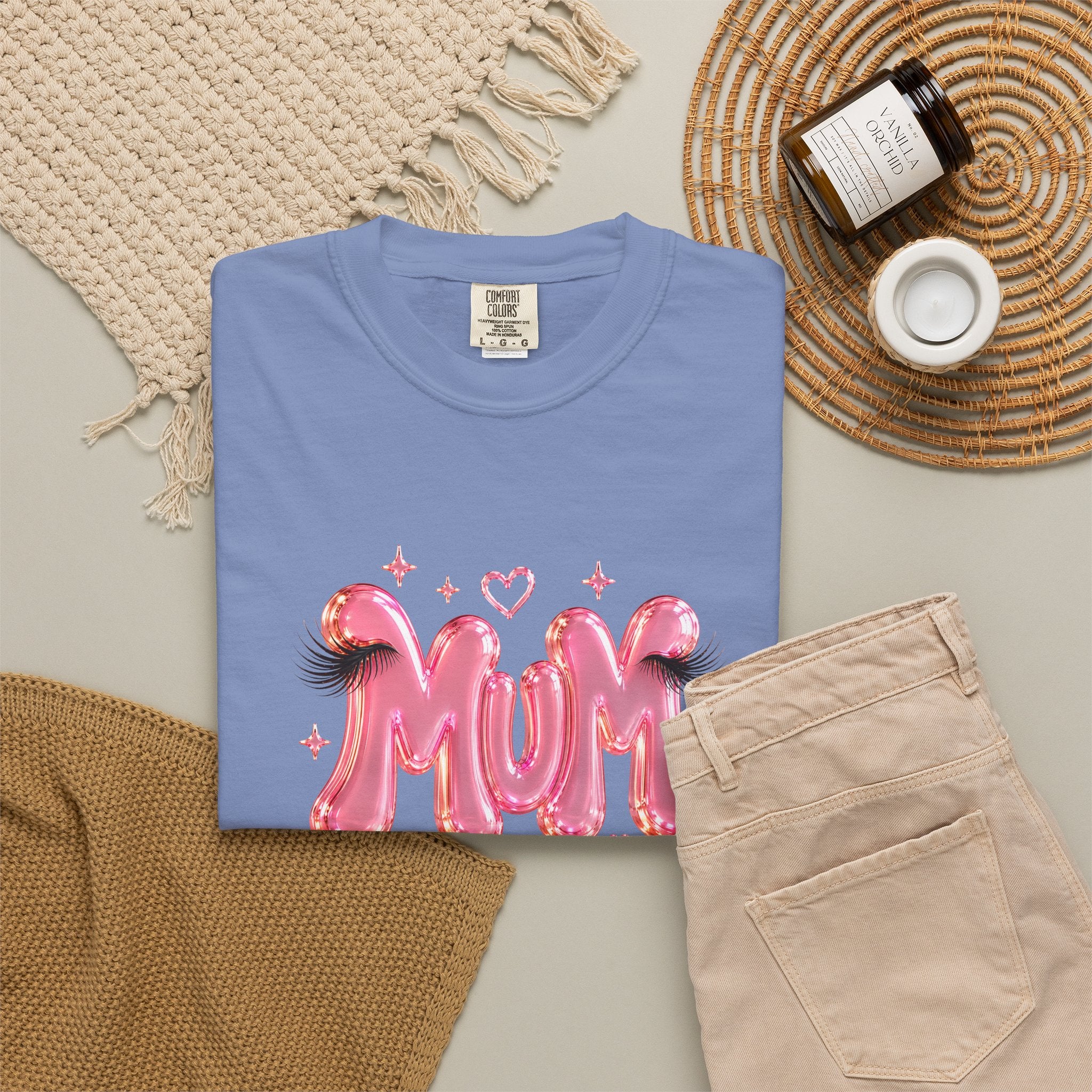 MUM Pink Balloon Eyelashes T-Shirt