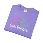NANA loves her crew T-Shirt — Grandma Matching Family Tee