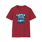 Gamer Dad T-Shirt — Blue Controller T-shirt
