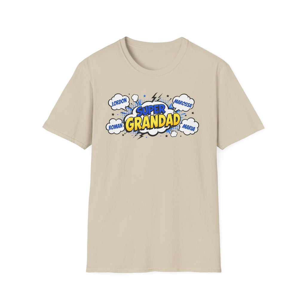 Super Grandad Comic-Style T-Shirt