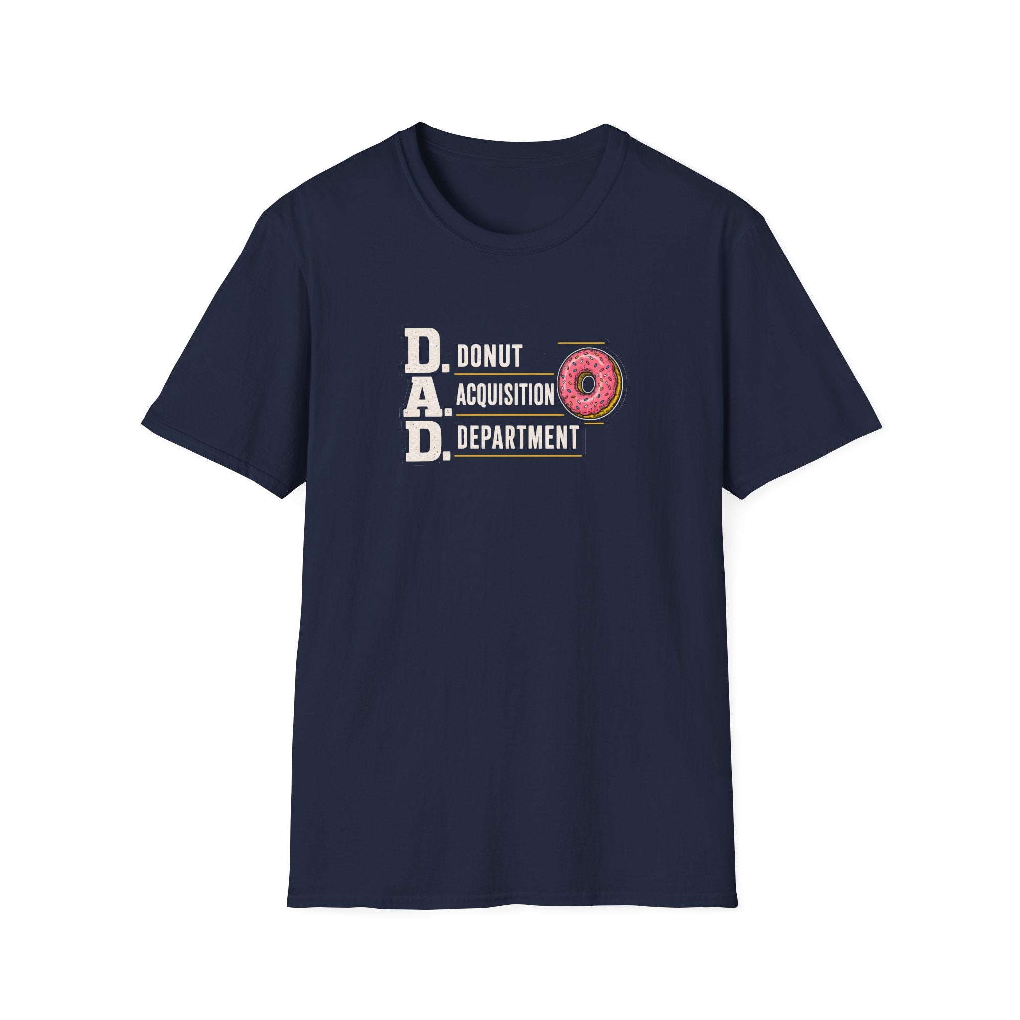 Donut Acquisition Department T-Shirt – D.A.D. Funny Dad Shirt for Donut Lovers