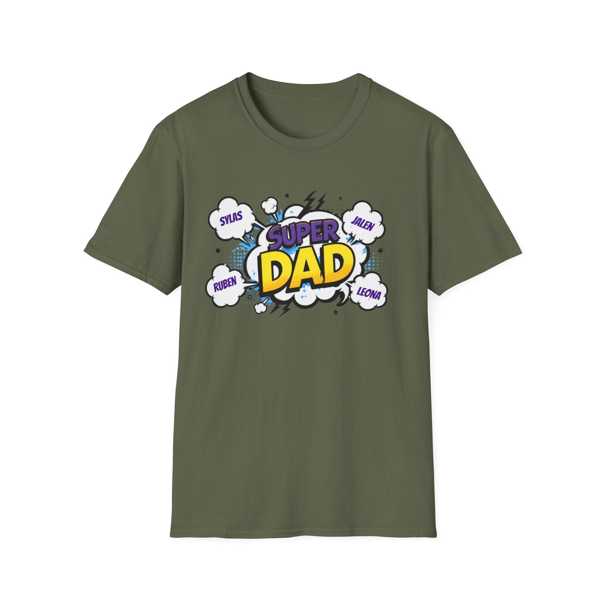 Super Dad Comic Graphic T-Shirt — Father’s Day Gift Tee