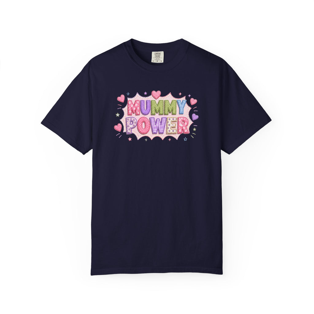 Mummy Power T-Shirt — Cute Pink Heart Mother's Day Tee