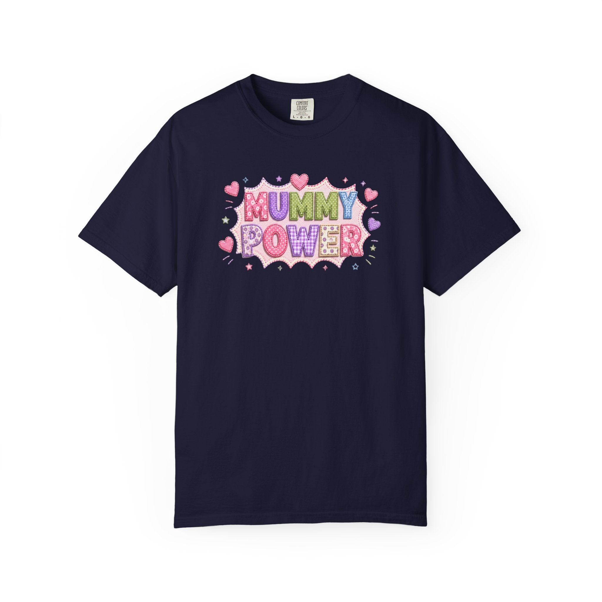 Mummy Power T-Shirt — Cute Pink Heart Mother's Day Tee