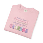 Grandma Floral Lettering T‑Shirt – "I Never Knew How Much Love" Mother's Day Gift