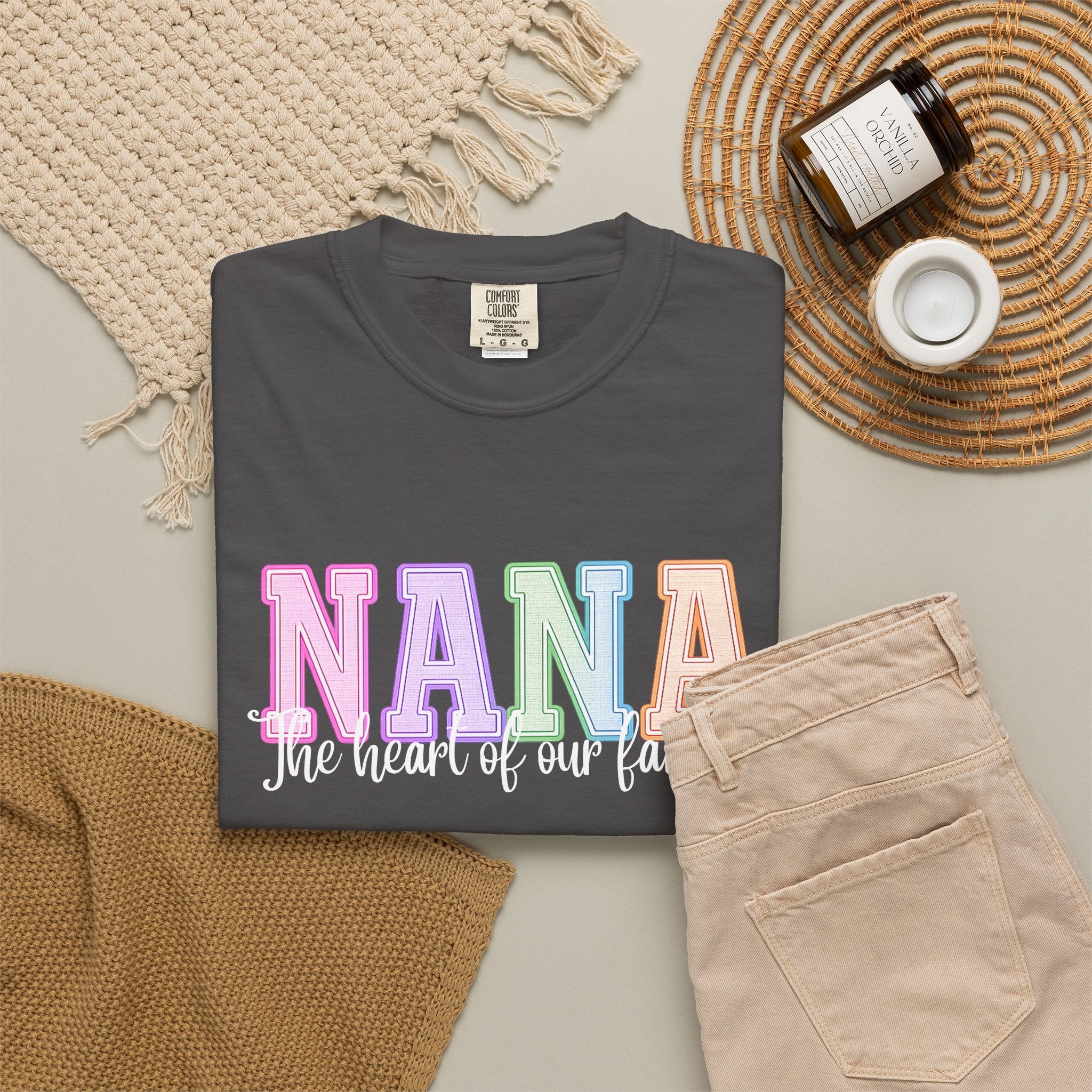 NANA The Heart of Our Family Tee
