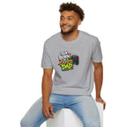 "I Am Born To Be A Gamer Dad" Neon T‑Shirt