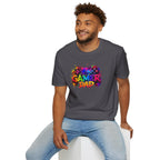 Gamer Dad Colourful Controller Design T-Shirt
