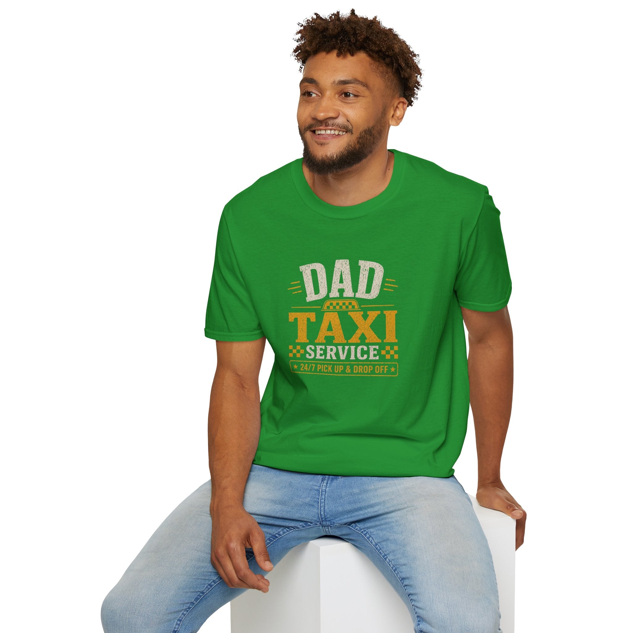 Dad Taxi Service T-Shirt — Funny Father's Day Pickup & Drop Off Tee