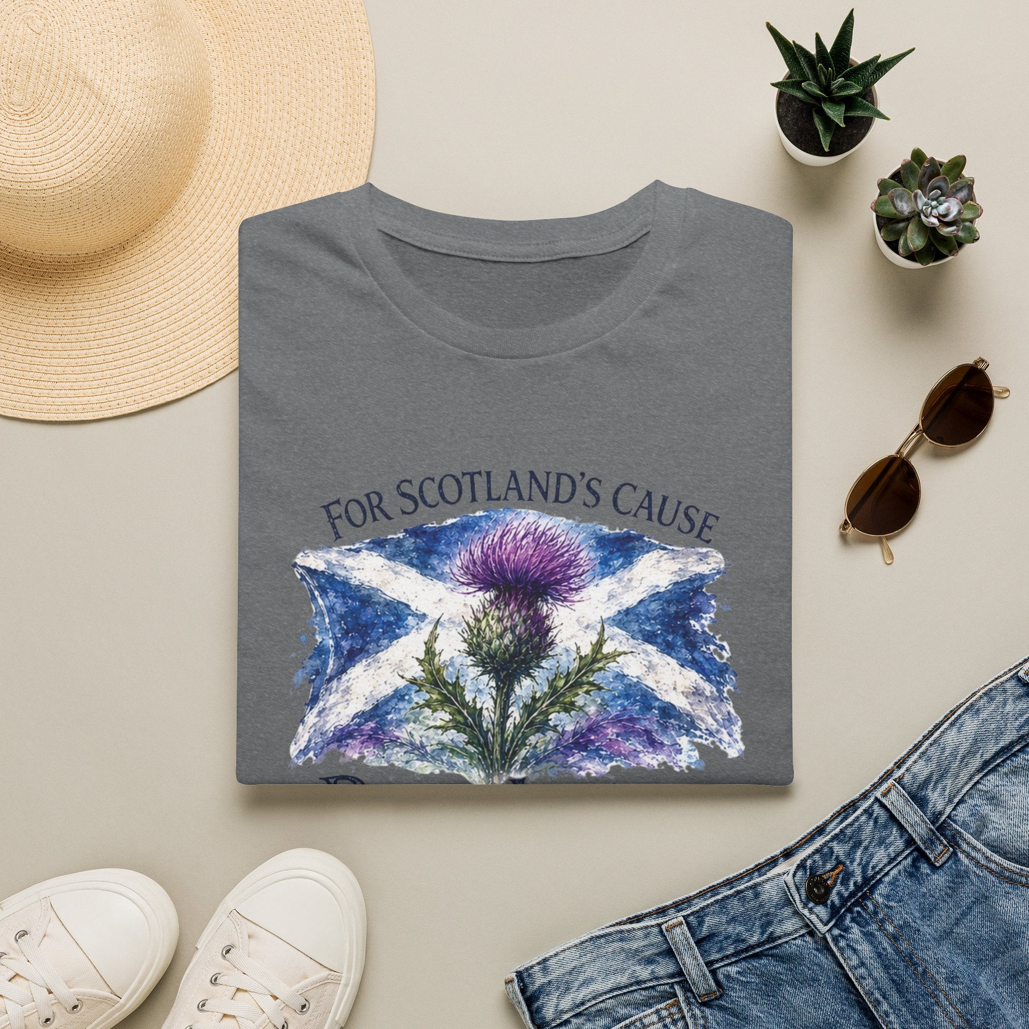 "For Scotland's Cause, Rise Again" Tee