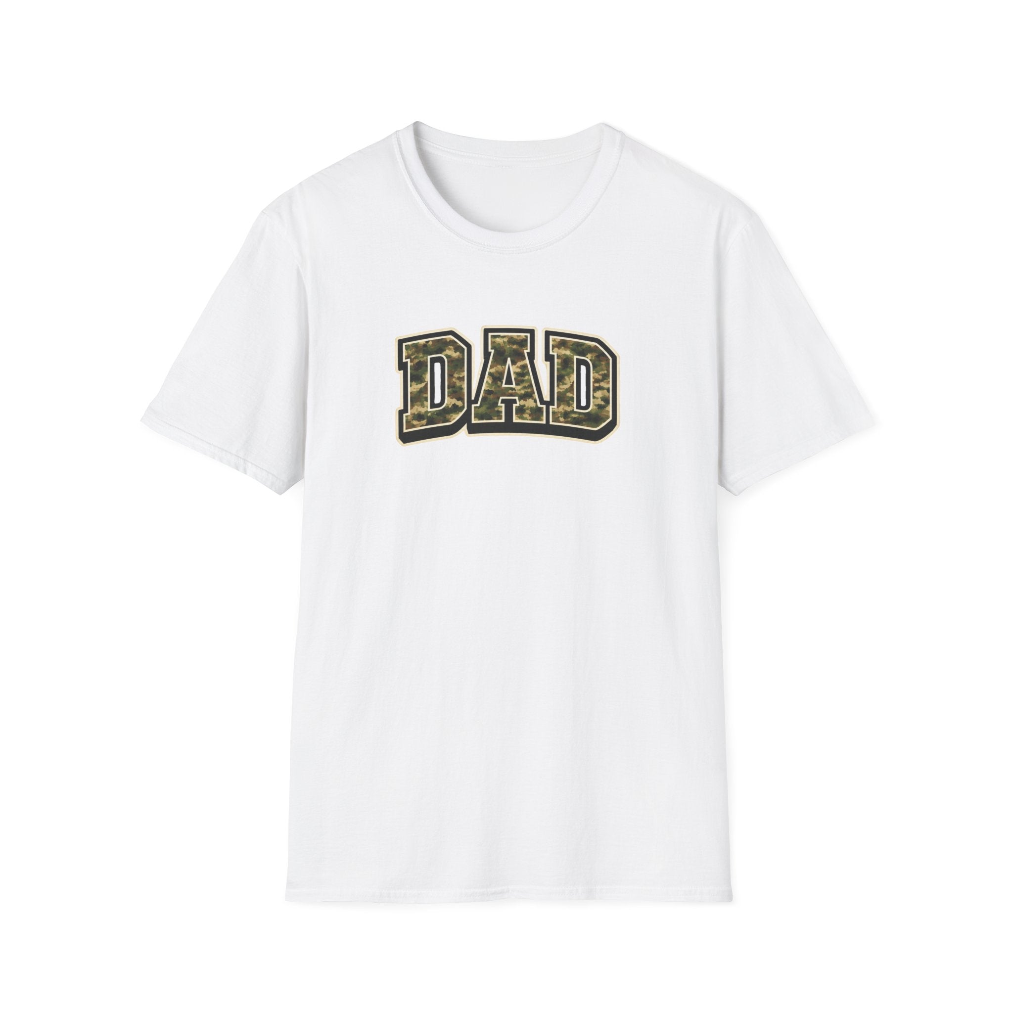 Dad Camo T‑Shirt — Military Camouflage 'DAD' Father's Day Tee