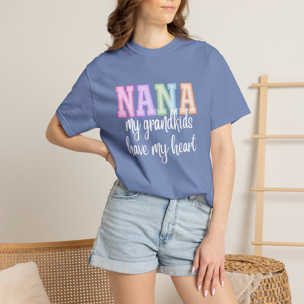NANA My Grandkids Have My Heart Tee