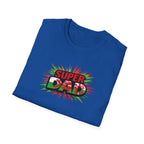Super Dad Graphic T-Shirt — Wales Flag themed Retro Comic Father's Day Tee