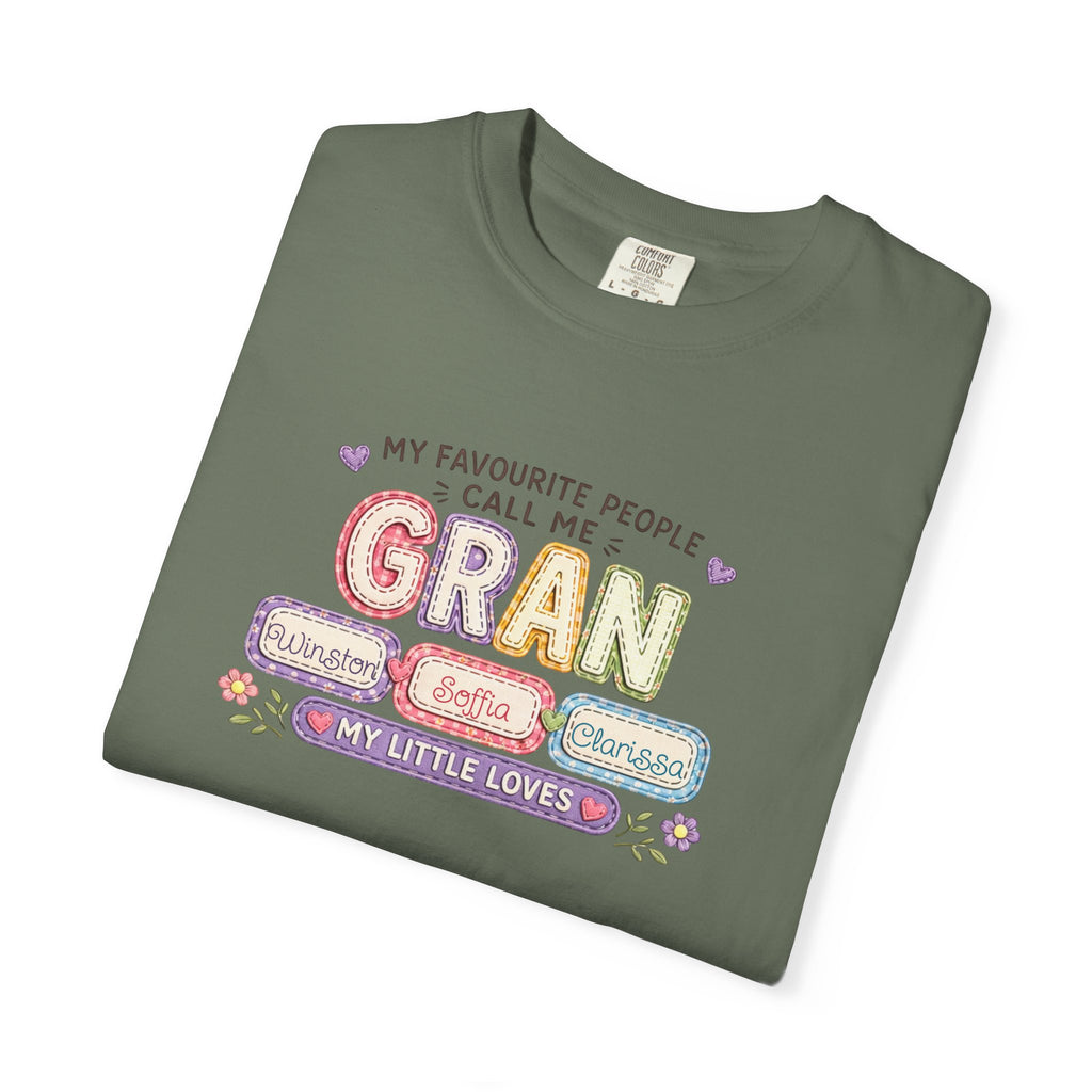 Gran Grandma T-Shirt – "My Favourite People Call Me Gran" Floral Gift Tee