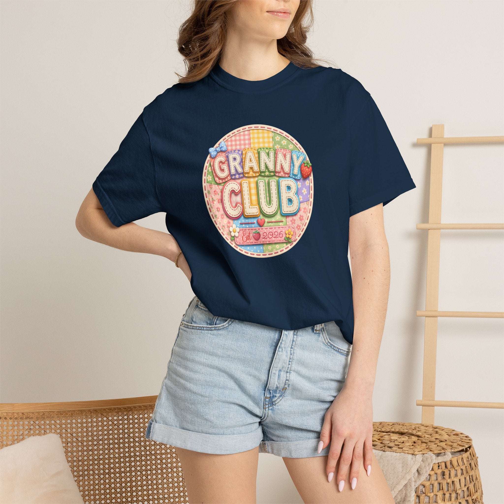 Granny Club Graphic T-Shirt — Retro Candy Patch Design