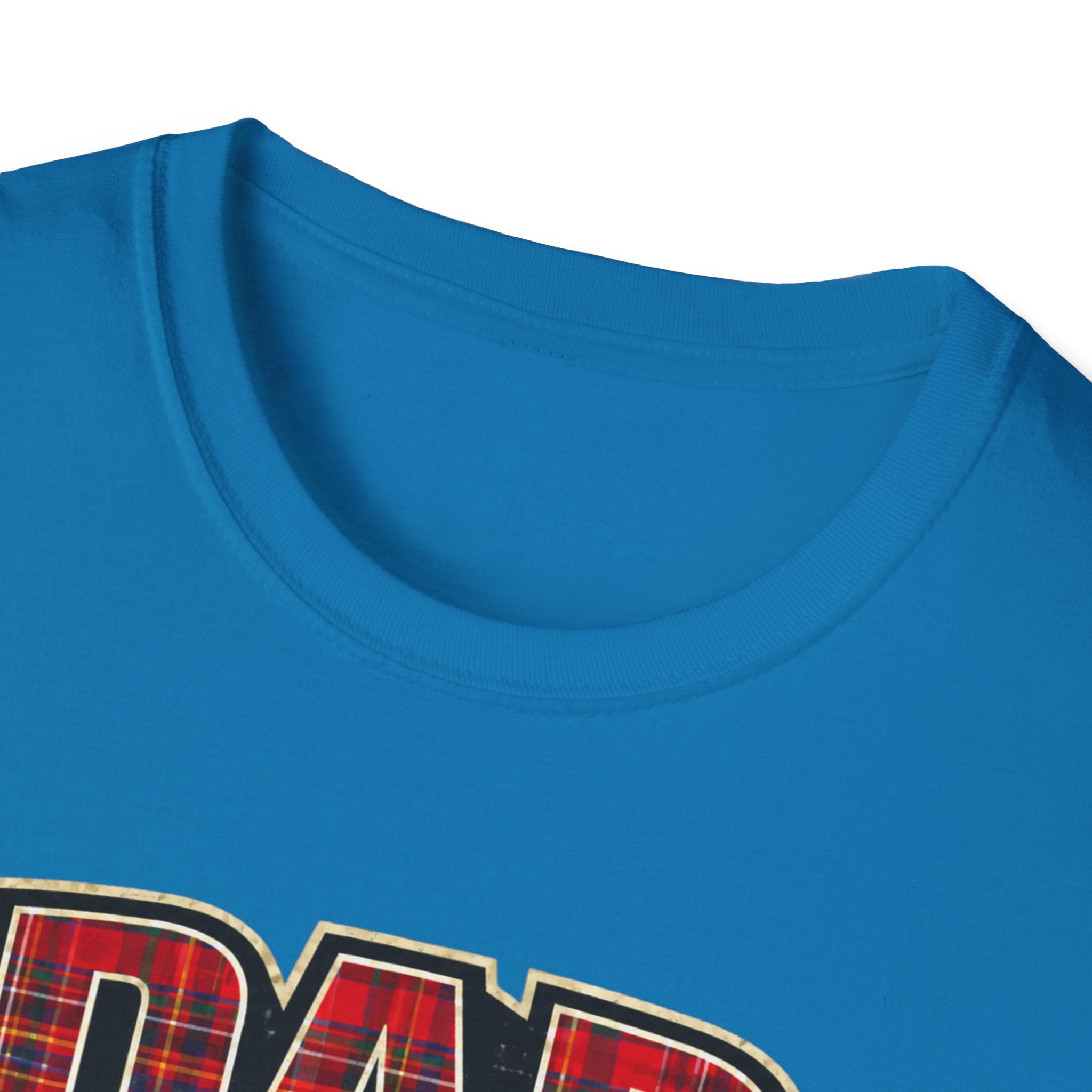 Dad Plaid Design T-Shirt — DAD Est. 2026 New Dad Gift