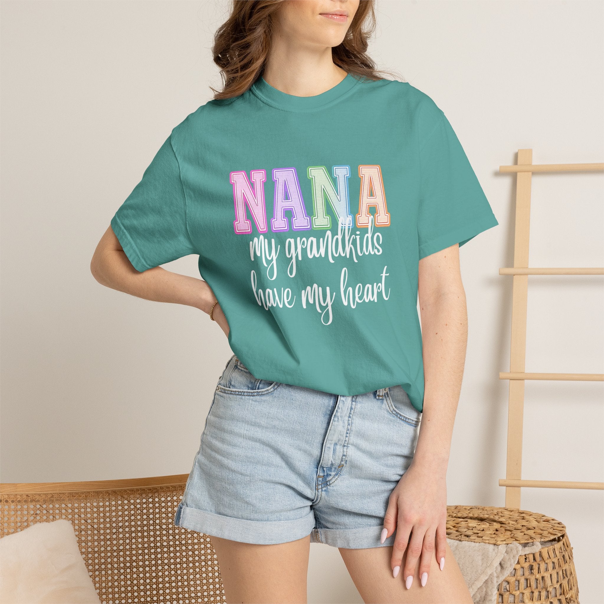 NANA My Grandkids Have My Heart Tee