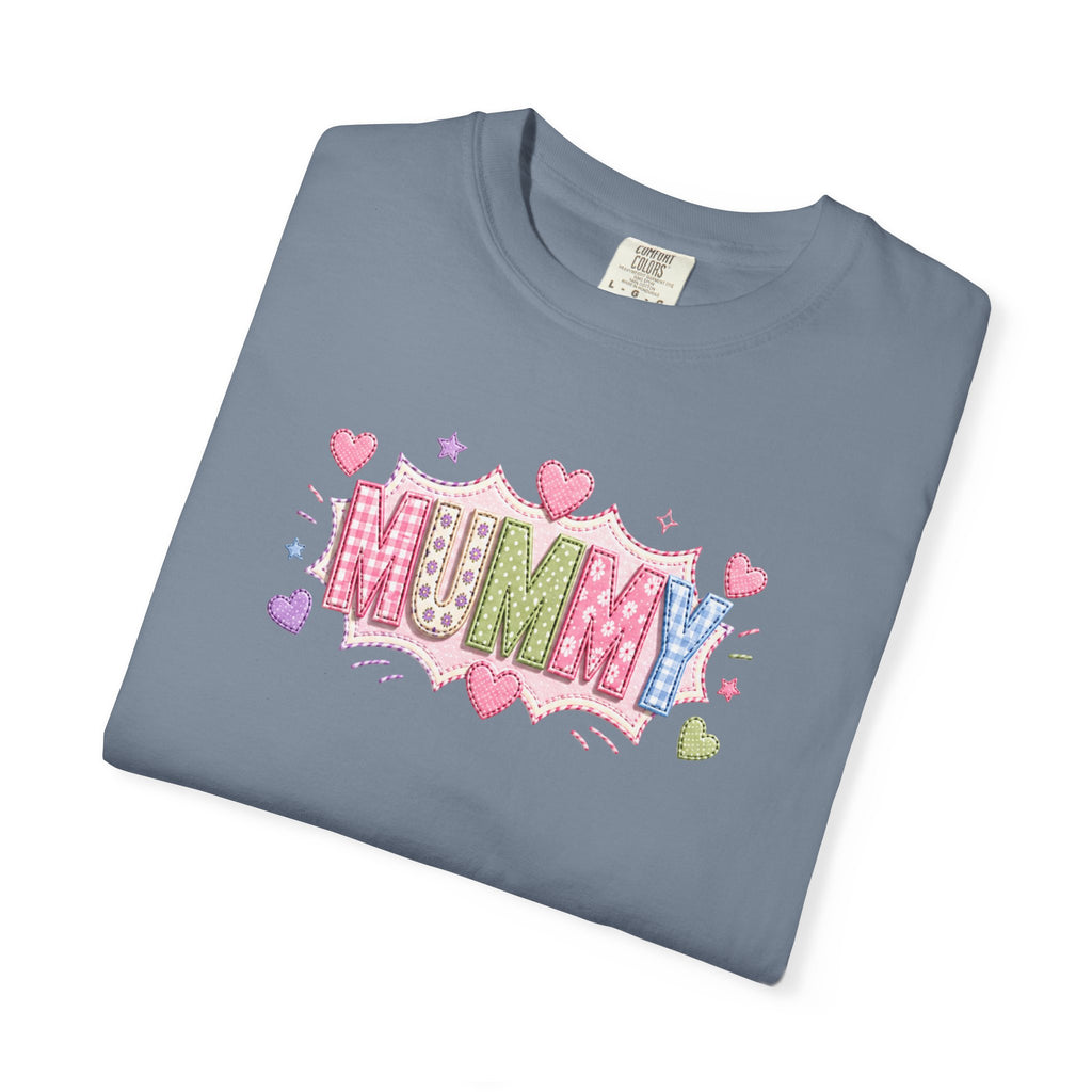 Mummy Heart Graphic T-Shirt — Cute Pastel ‘MUMMY’ Design, Mother’s Day Gift