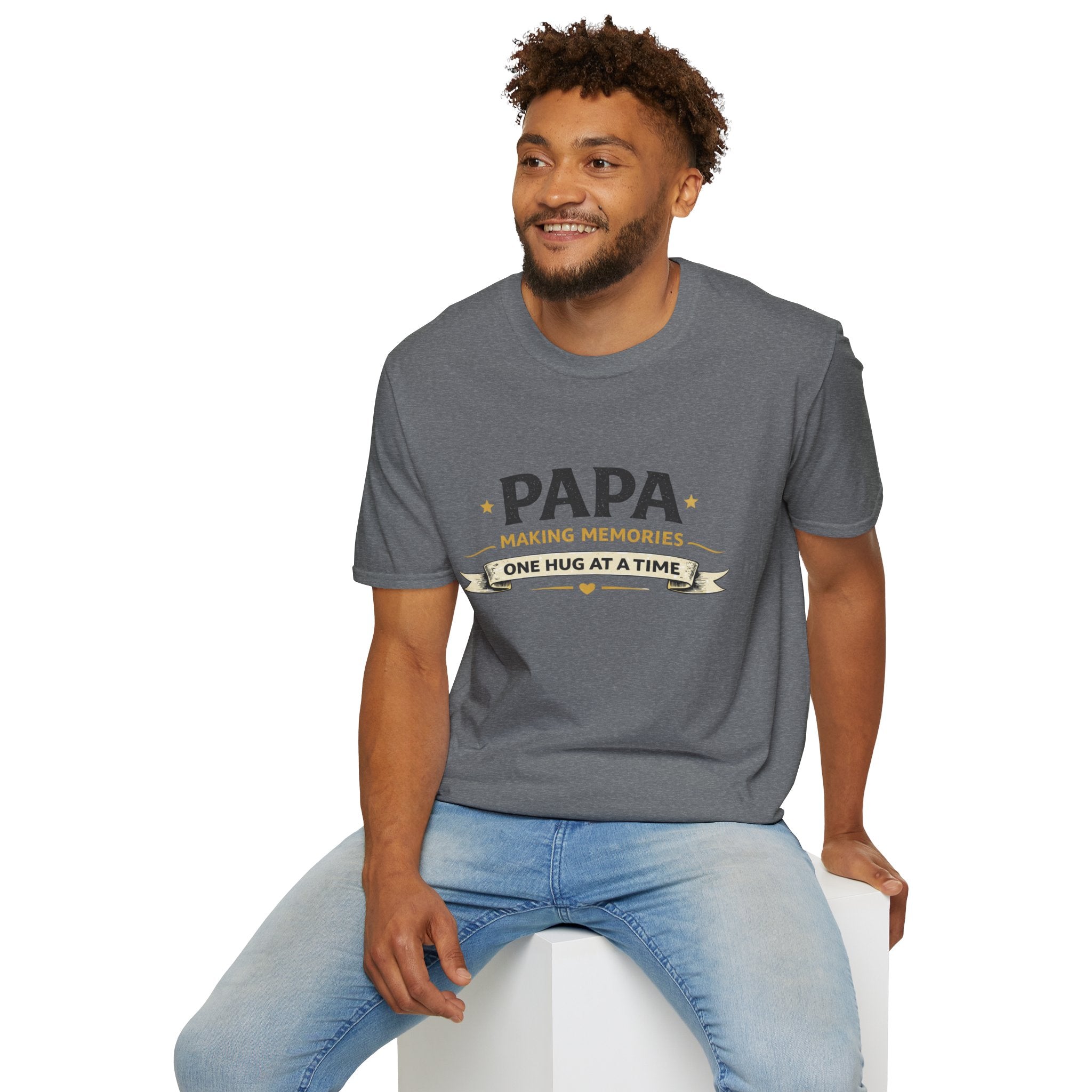 Papa "Making Memories One Hug at a Time" T-Shirt