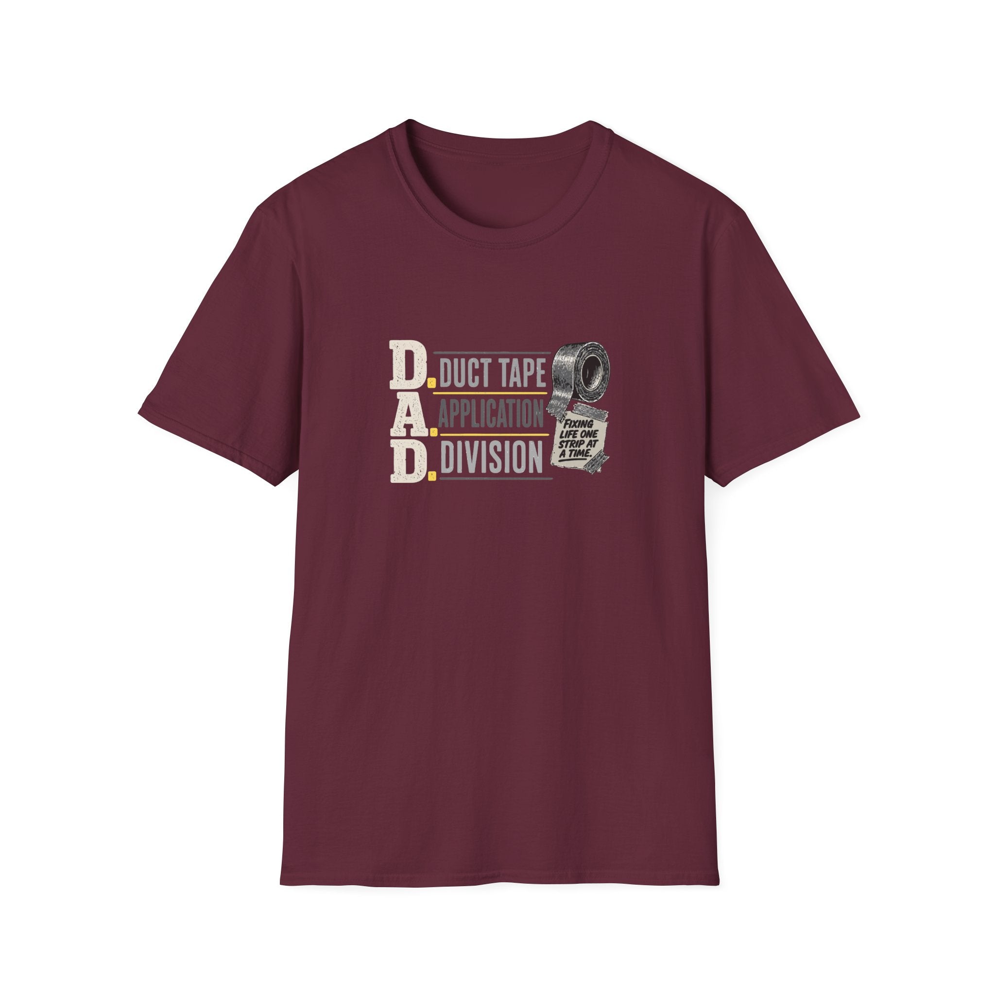 D.A.D. Duct Tape Application Division T-Shirt — Funny DIY Repair Tee