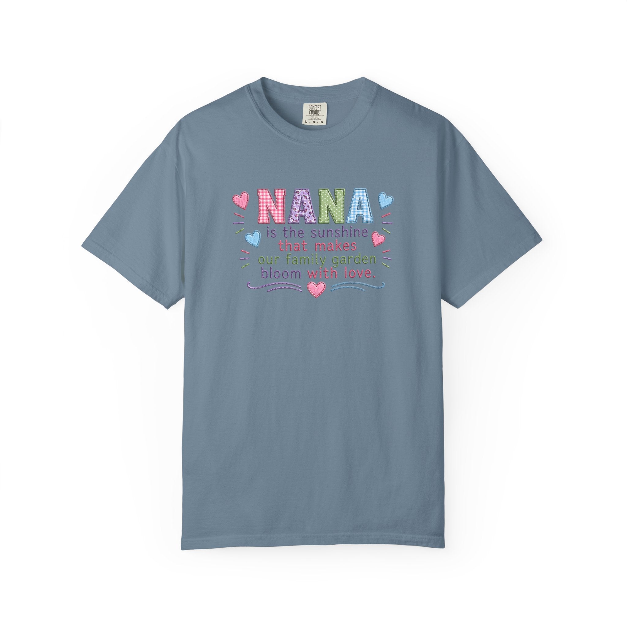 Nana Sunshine Floral T-Shirt — “NANA is the sunshine that makes our family garden bloom with love”