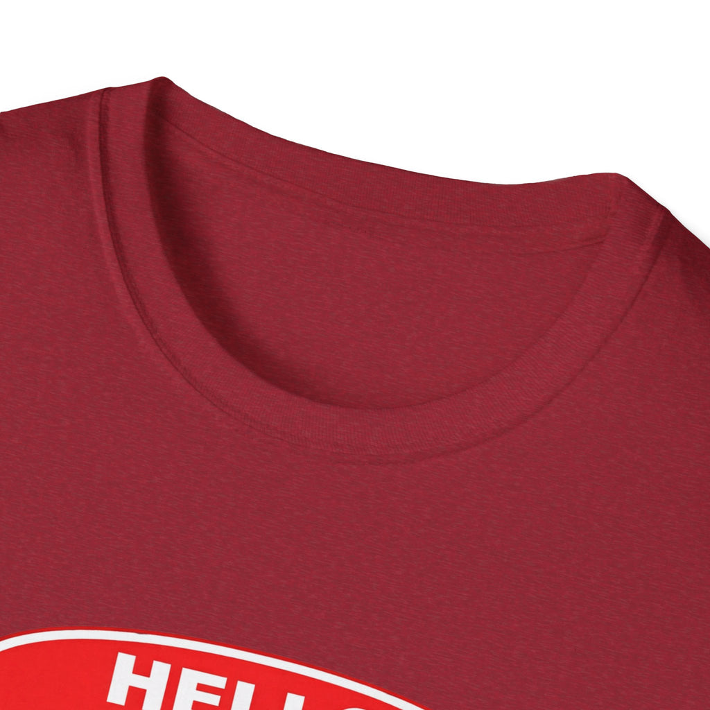 Hello My Name Is Grandpa T-Shirt — Funny Grandpa Name Tag Tee for Father’s Day & New Grandfathers