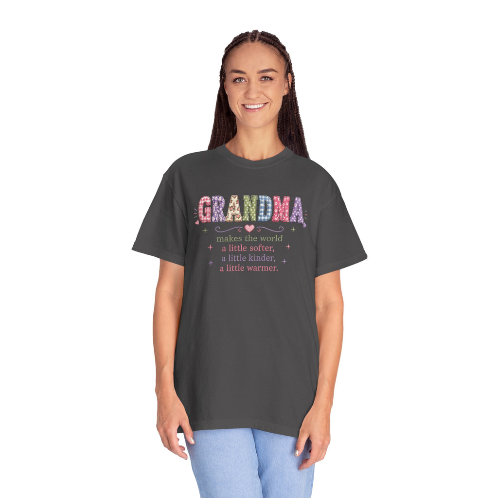 Grandma Floral T-Shirt — "Grandma makes the world a little softer, kinder, warmer"